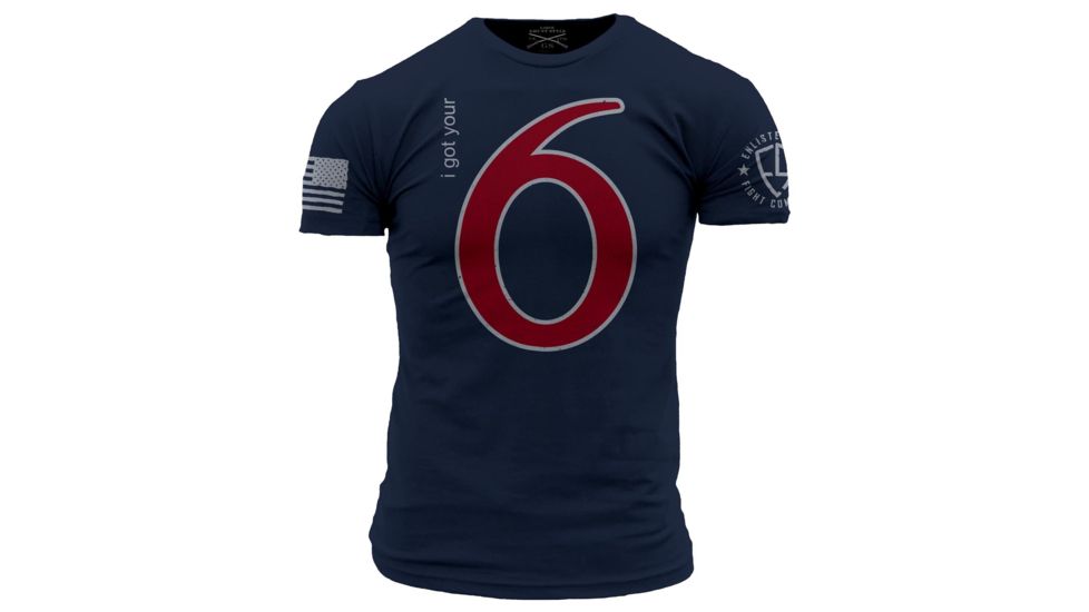 Grunt Style Men's I Got Your Six Tee Shirt, Large DW1073-L