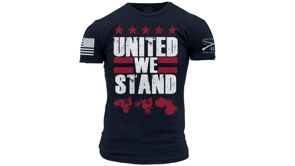 Grunt Style Men's We Stand Tee Shirt, Large GS1583-L