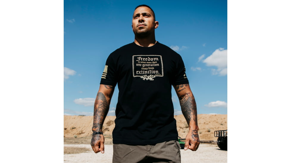 Grunt Style One Generation Away T-Shirt - Mens, Black, 3XL, GS3927-3XL