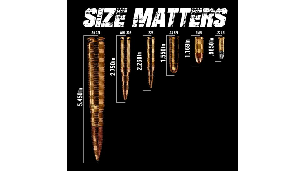 Grunt Style Size Matters Tee Shirt - Mens, Black, 2XL, GS2563-2XL