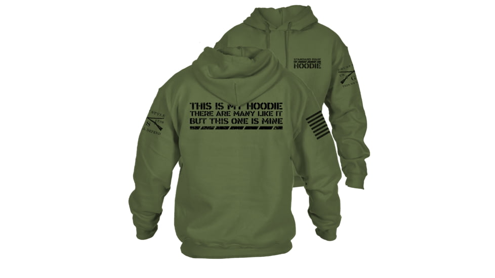 Grunt Style This Is My Hoodie - Mens, Military Green, 3XL, GS3654-3XL
