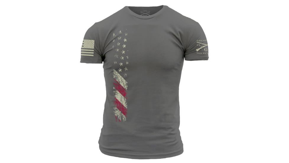 Grunt Style True Colors T-Shirt - Mens, Heavy Metal, 3XL, GS4240-3XL