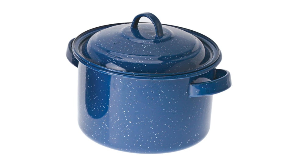 GSI Enamelware 42 Quart Stock Pot, Blue, 1866566510
