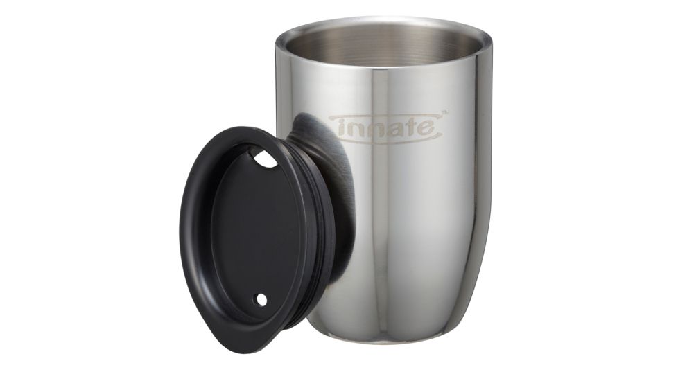 GSI Doppio Mug 6.5oz, Stainless Steel, Brushed, 65110