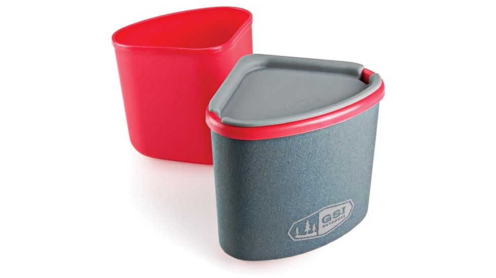 GSI Gourmet Nesting Mug + Bowl Red 77161