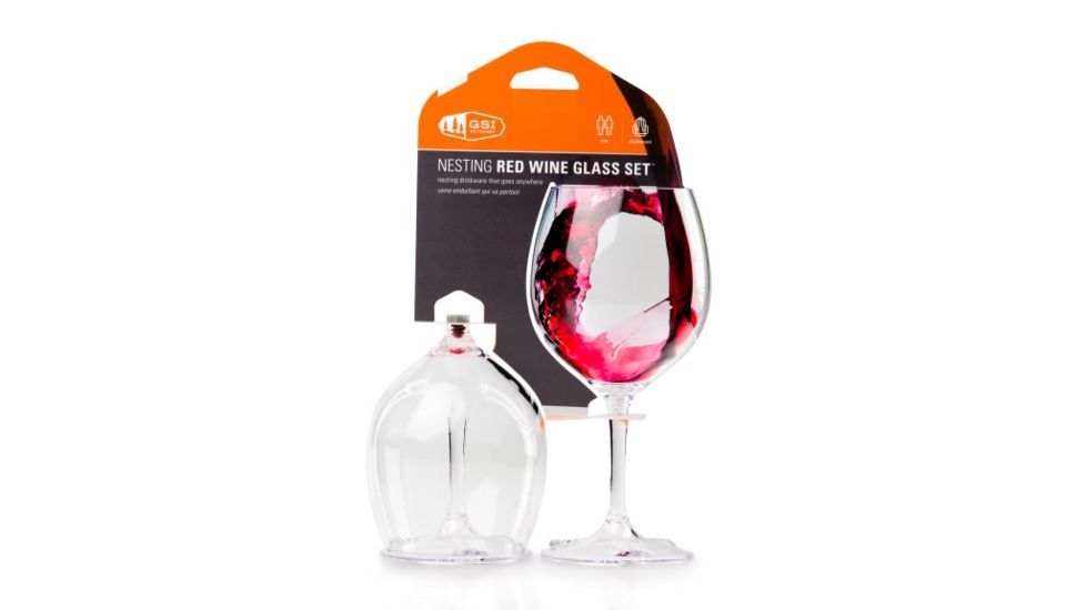 GSI Nesting Red Wine Glass Set 79312