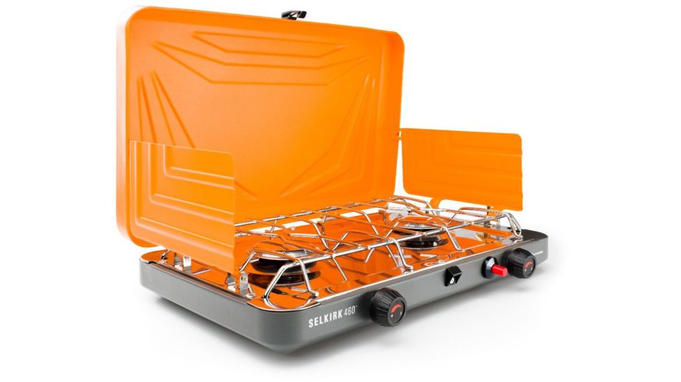 GSI Selkirk 460 2-Burner Camp Stove, Orange, 56011
