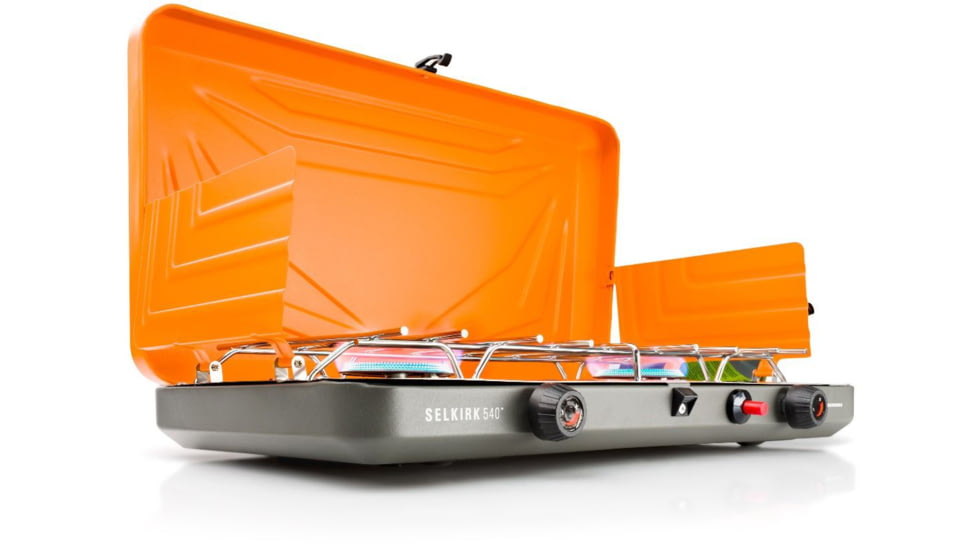 GSI Selkirk 540 2-Burner Camp Stove, Orange, 56012