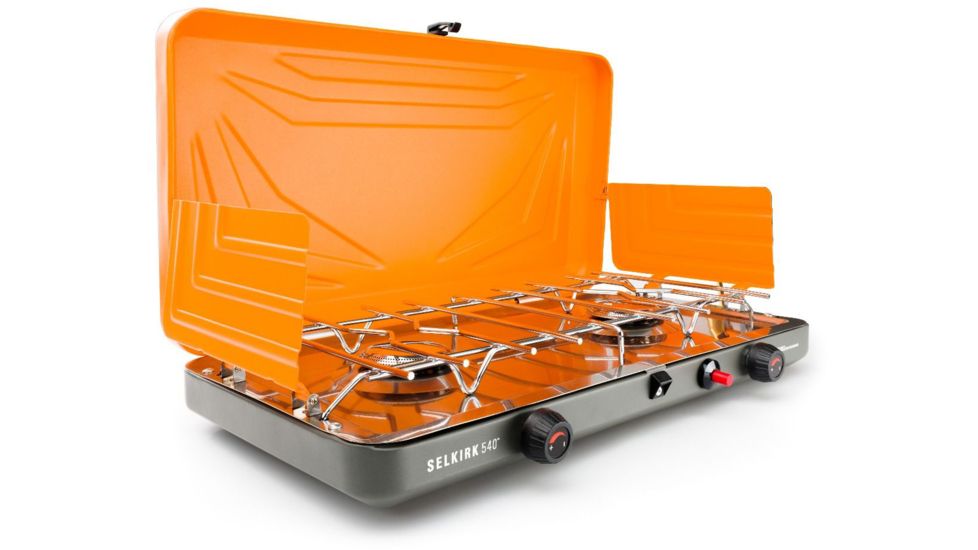 GSI Selkirk 540 2-Burner Camp Stove, Orange, 56012