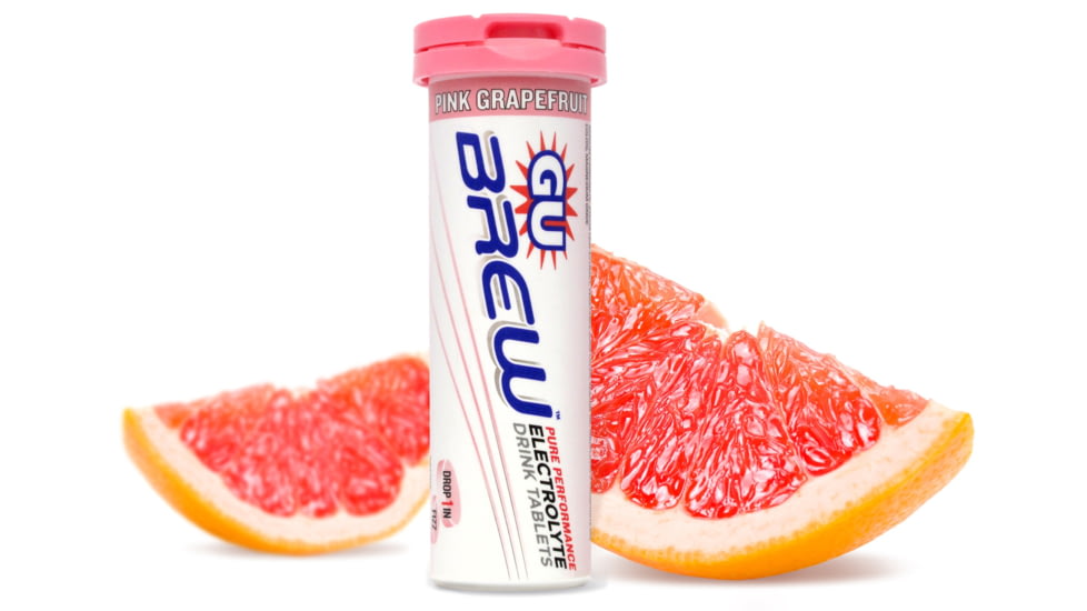 GU Brew Pink Grapefruit Electrolyte Tablets