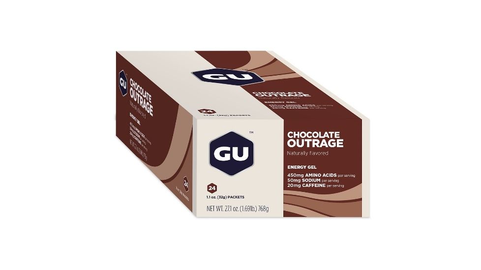 GU Chocolate Outrage Energy Gel-24 Pack
