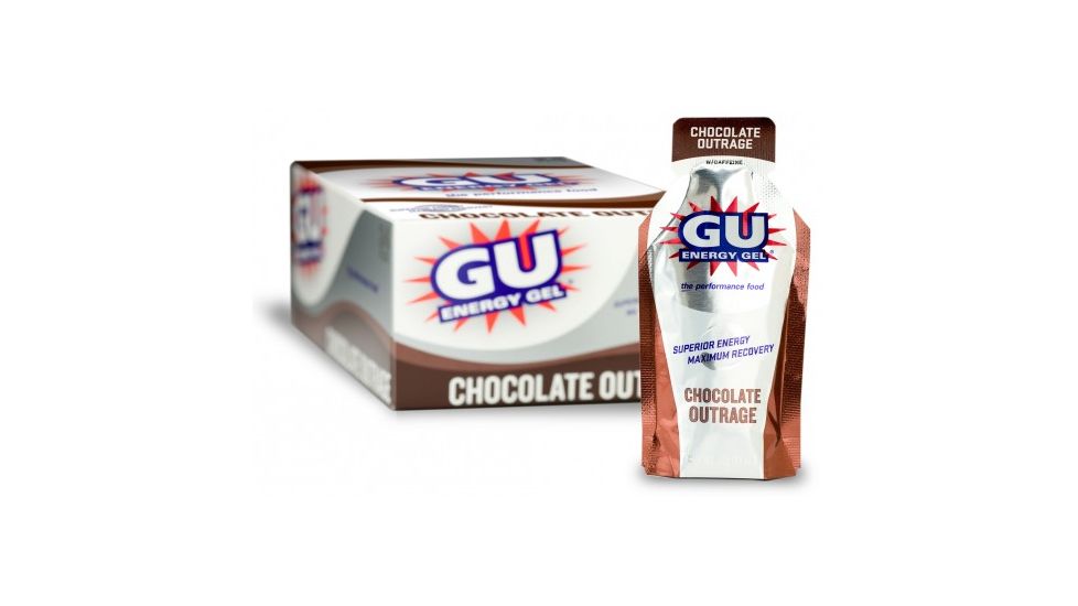 GU Chocolate Outrage Energy Gel-24 Pack