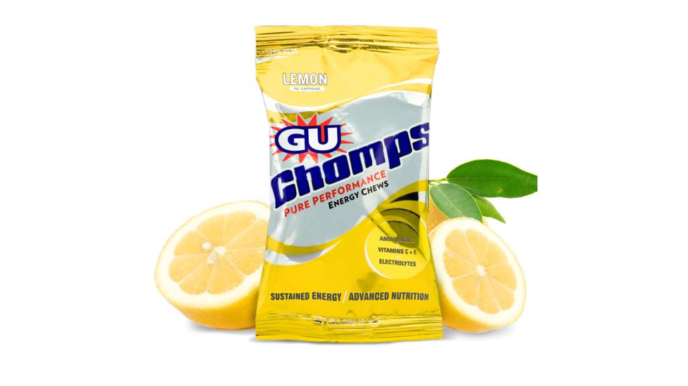 GU Chomps Lemon Energy Chews-Single