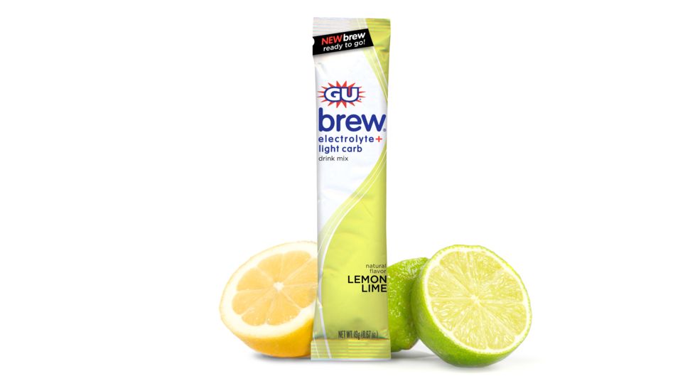 GU Lemon Lime Electrolyte Brew Packets