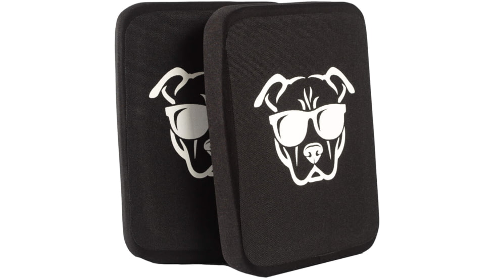 Guard Dog Body Armor Level IV Ceramic Side Plate Pair, 6x8, Black, 6x8, IV-SIDEPLATE
