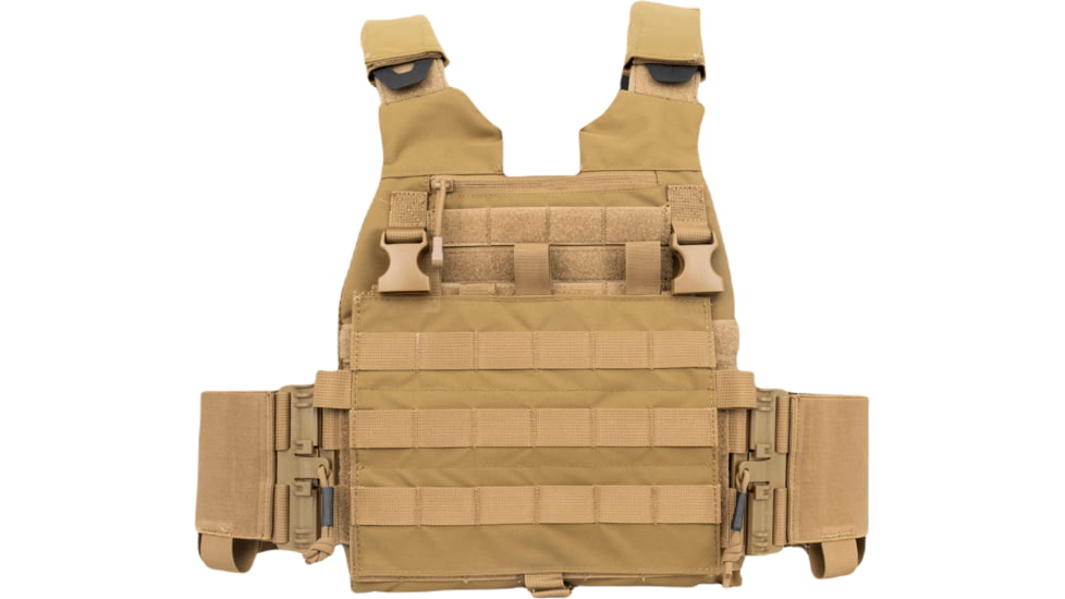 Guard Dog Body Armor Trakr Body Armor Plate Carrier Vest, S-2XL, FDE, TRAKR-FDE