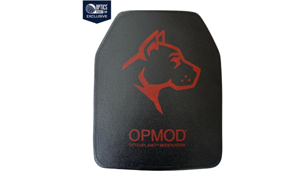 Guard Dog OPMOD Level 4 Armor Plate w/ Advanced Coating, Black, 10inx12in, IV-OPMOD
