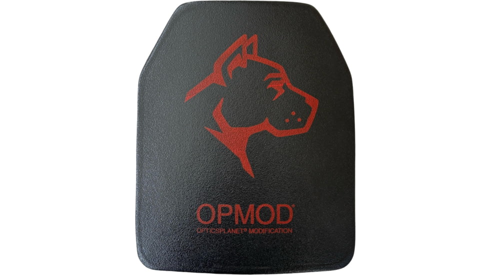 Guard Dog OPMOD Level 4 Armor Plate w/ Advanced Coating, Black, 10inx12in, IV-OPMOD