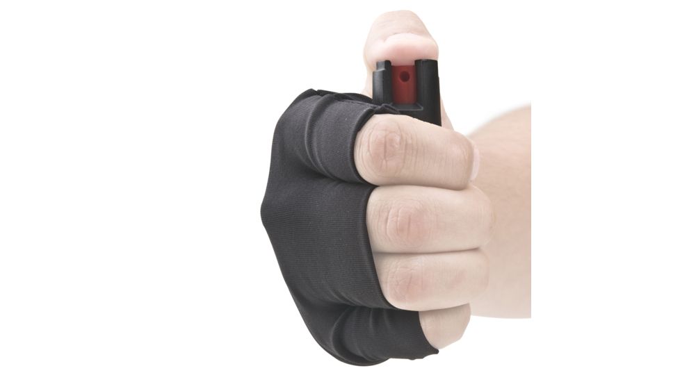Guard Dog Security InstaFire Pepper Spray Hand Sleeve w/ 0.5 oz Pepper Spray, Black Sleeve, Activewear PS-GDIF-BK
