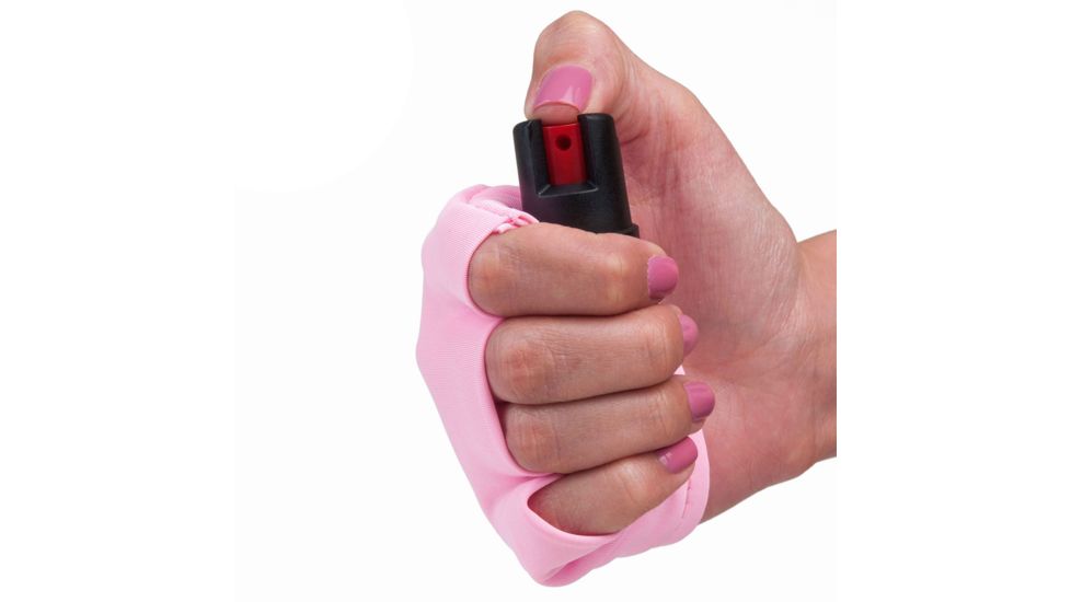 Guard Dog Security InstaFire Pepper Spray Hand Sleeve w/ 0.5 oz Pepper Spray, Pink Sleeve, Activewear PS-GDIF-PK
