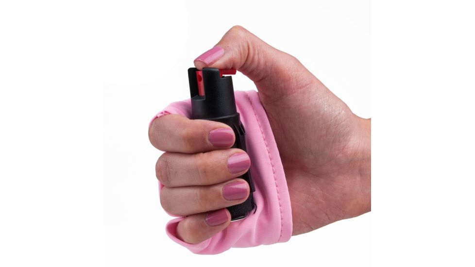 Guard Dog Security InstaFire Pepper Spray Hand Sleeve w/ 0.5 oz Pepper Spray, Pink Sleeve, Activewear PS-GDIF-PK