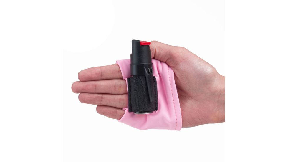 Guard Dog Security InstaFire Pepper Spray Hand Sleeve w/ 0.5 oz Pepper Spray, Pink Sleeve, Activewear PS-GDIF-PK