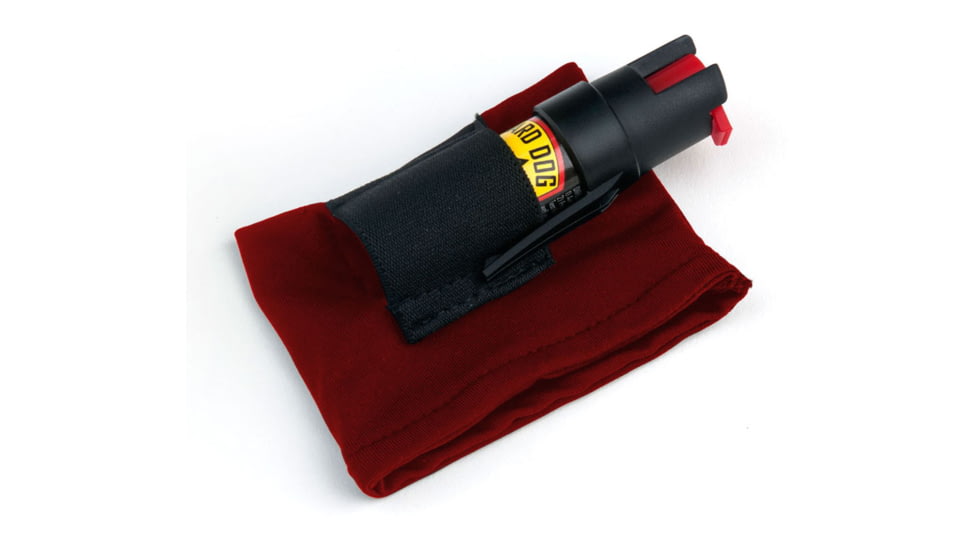 Guard Dog Security InstaFire Pepper Spray Hand Sleeve w/ 0.5 oz Pepper Spray, Red Sleeve, Activewear PS-GDIFOC18-1RD