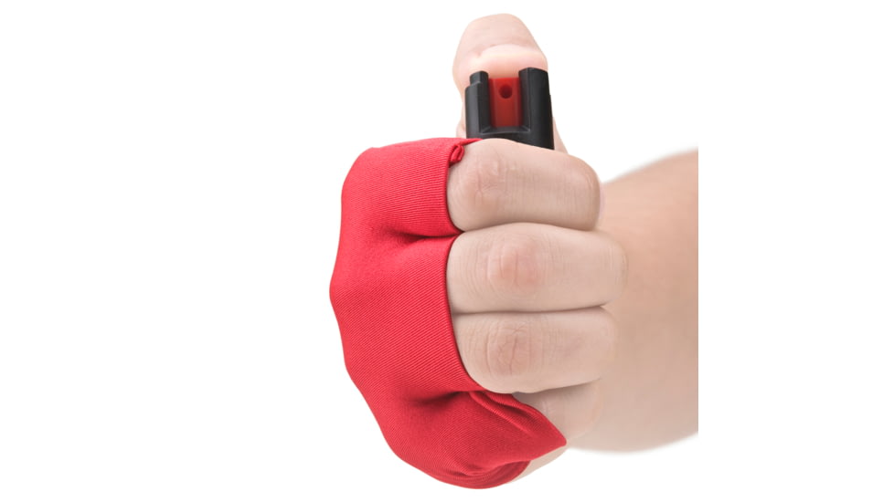 Guard Dog Security InstaFire Pepper Spray Hand Sleeve w/ 0.5 oz Pepper Spray, Red Sleeve, Activewear PS-GDIFOC18-1RD
