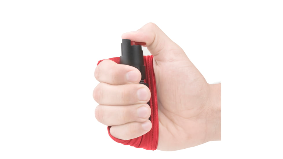 Guard Dog Security InstaFire Pepper Spray Hand Sleeve w/ 0.5 oz Pepper Spray, Red Sleeve, Activewear PS-GDIFOC18-1RD