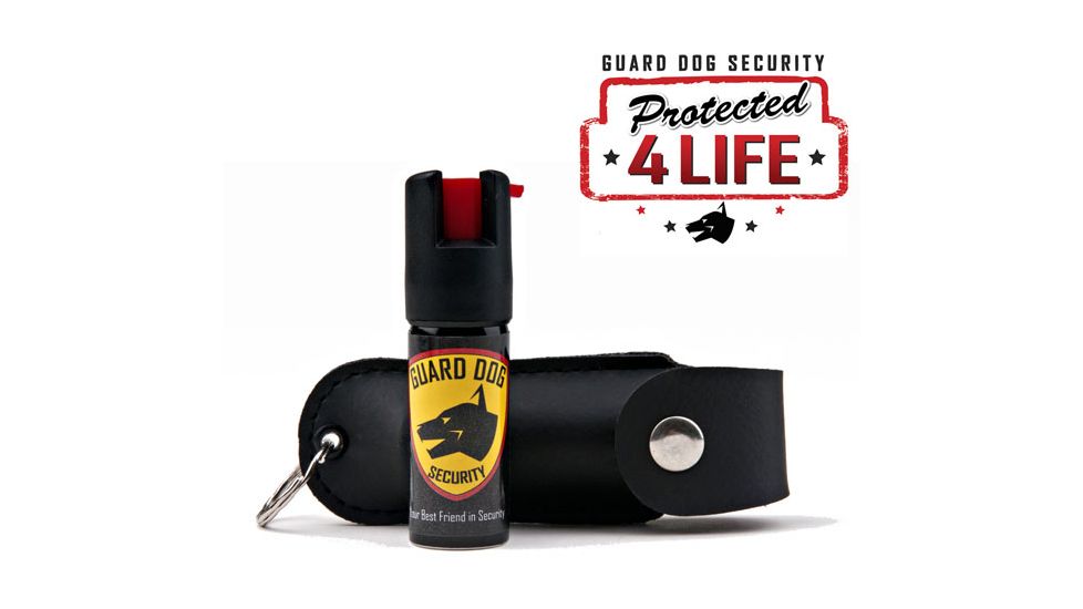 Guard Dog Security 1/2oz 18% OC Pepper Spray - Black PS-GDSC-BK