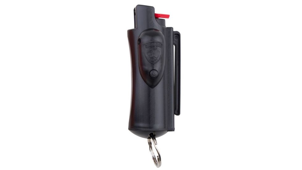 Guard Dog Security AccuFire Keychain Pepper Spray, w/Laser, Black PS-GDAF-BK