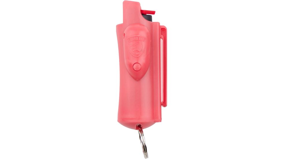 Guard Dog Security AccuFire Keychain Pepper Spray, w/Laser, Pink PS-GDAF-PK