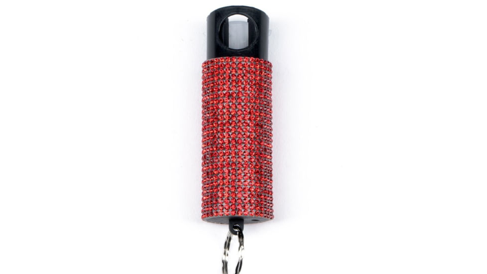Guard Dog Security Bling It On Pepper Spray, Red, PS-GDBO-RD