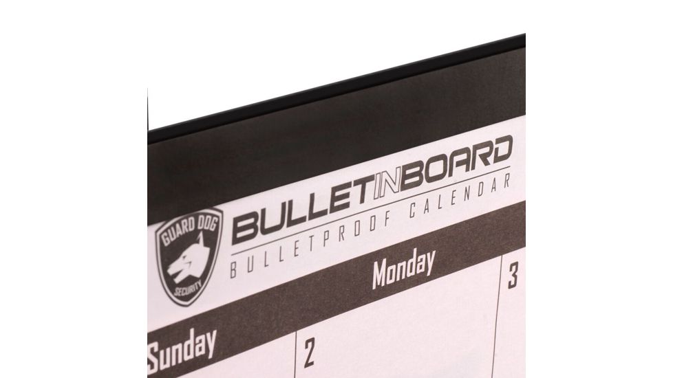 Guard Dog Security BulletInBoard, Black, BP-GDBB