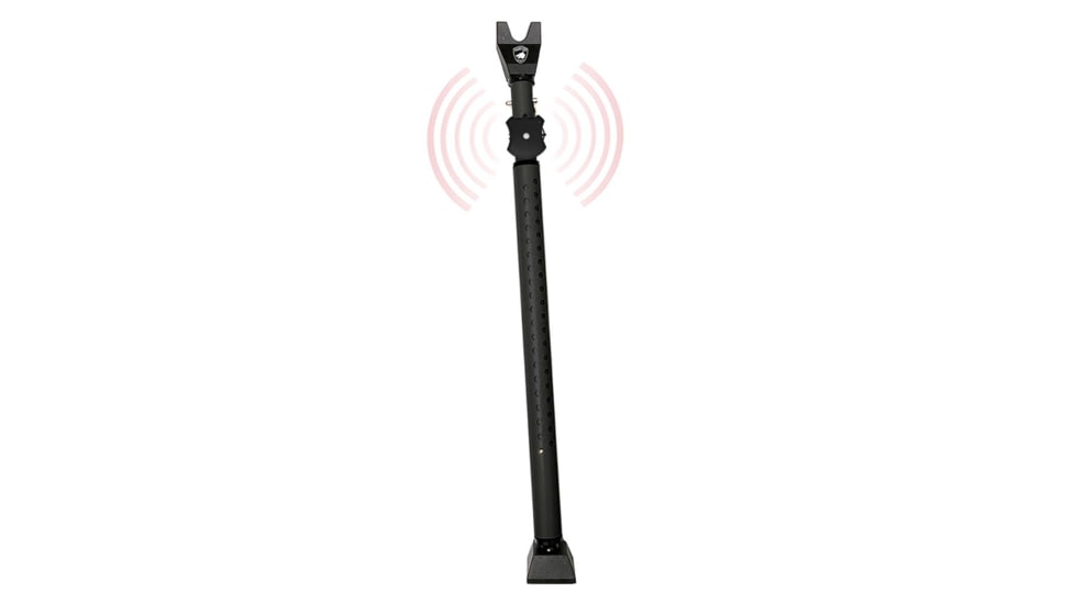 Guard Dog Security DoorKeeper Adjustable Security Door Bar with Alarm, Black, One Size, DS-GDDK-BK-AL