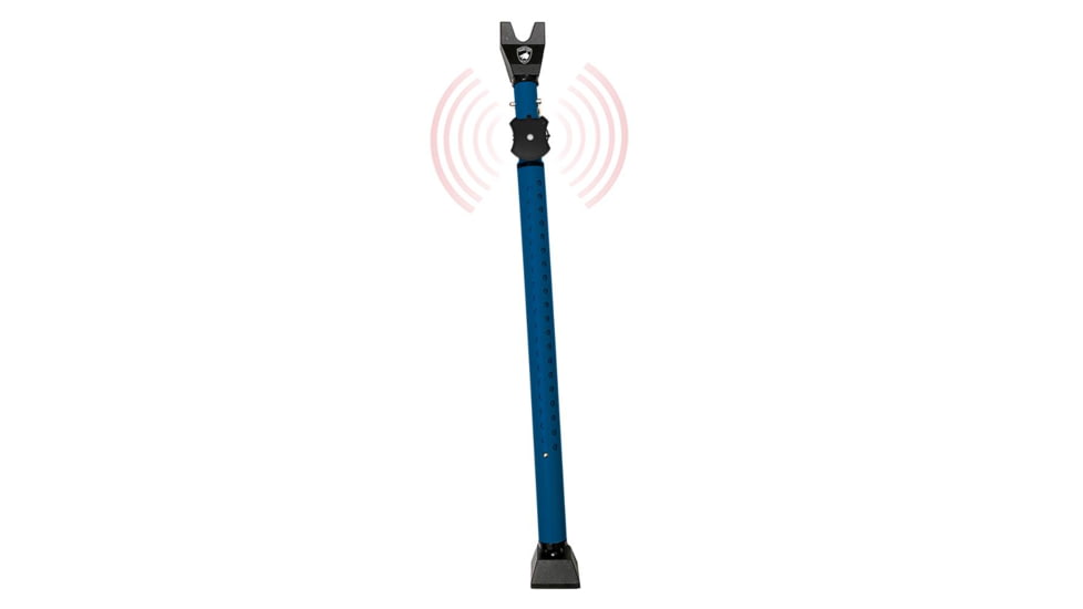 Guard Dog Security DoorKeeper Adjustable Security Door Bar with Alarm, Blue, One Size, DS-GDDK-BL-AL