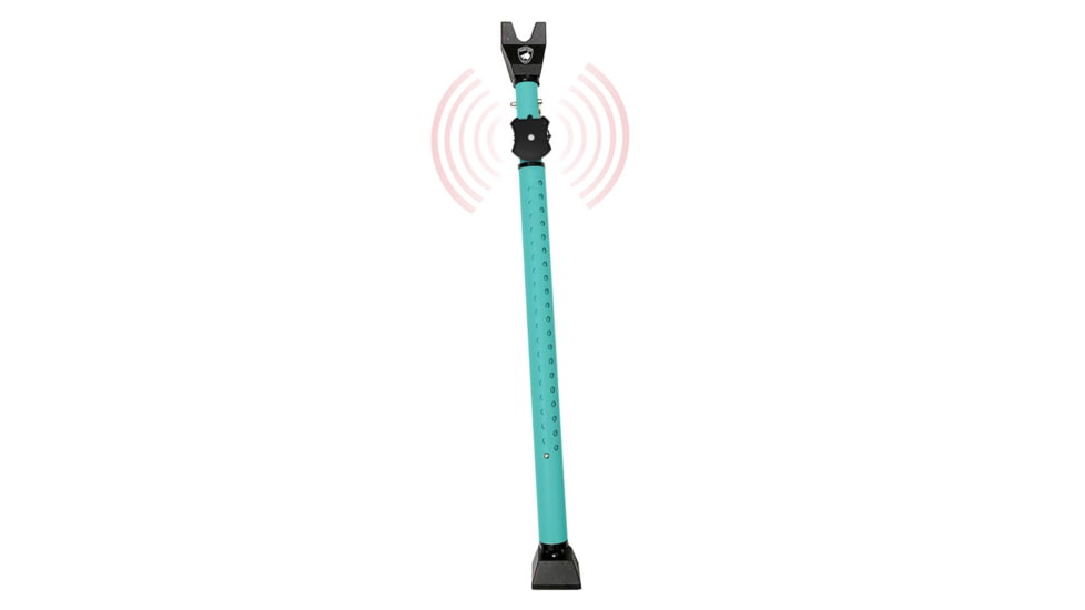Guard Dog Security DoorKeeper Adjustable Security Door Bar with Alarm, Teal, One Size, DS-GDDK-TL-AL