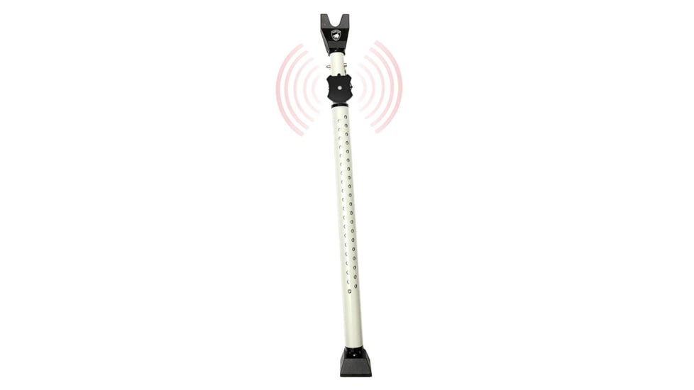 Guard Dog Security DoorKeeper Adjustable Security Door Bar with Alarm, White, One Size, DS-GDDK-WT-AL