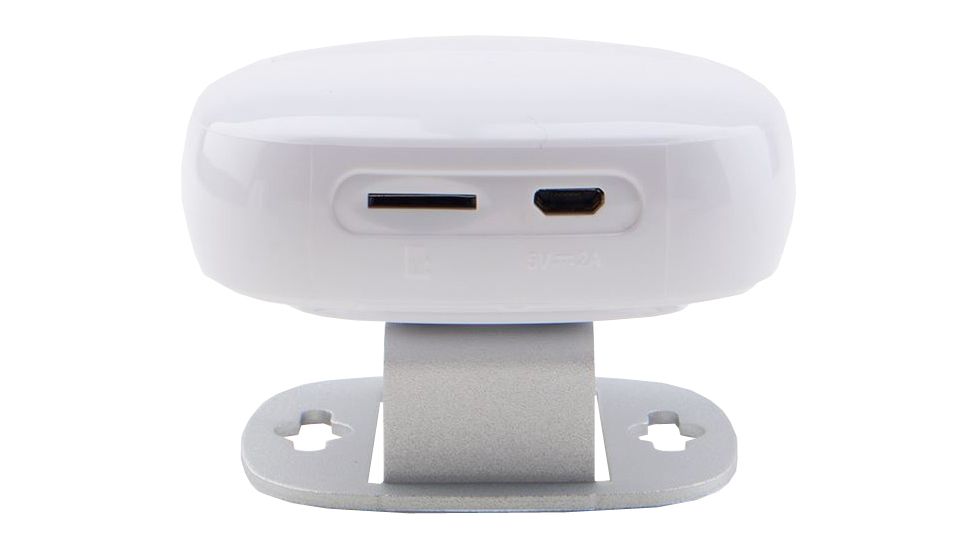 Guard Dog Security EyeView  Wide Angle HD WIFI Plug and Play Home Camera, White CM-GDE1080WT