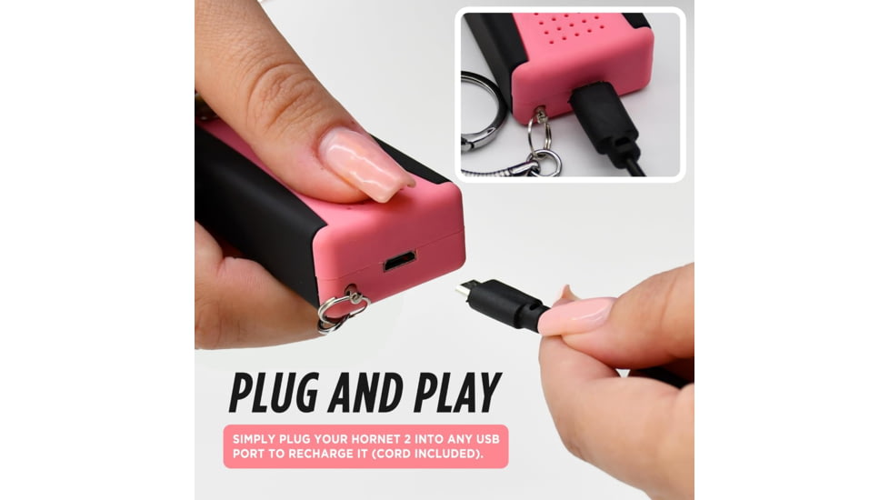 Guard Dog Security Guard Dog Hornet 2 Stun Gun, Light, 120db Personal Alarm Pk