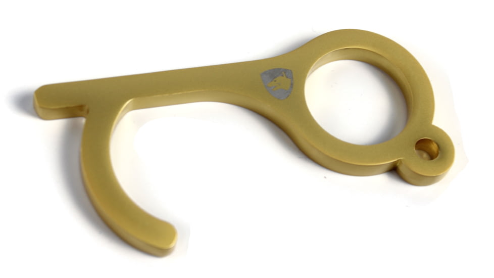 Guard Dog Security NoTouch Keyring for Opening Doors and Pressing Buttons, Gold, KC-GDNT-GD