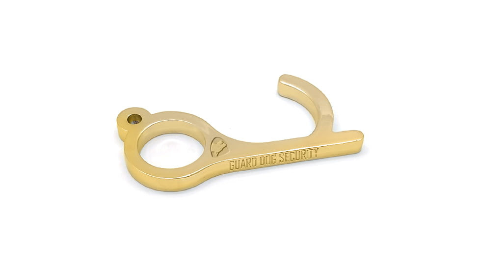 Guard Dog Security NoTouch Keyring for Opening Doors and Pressing Buttons, Gold, KC-GDNT-GD