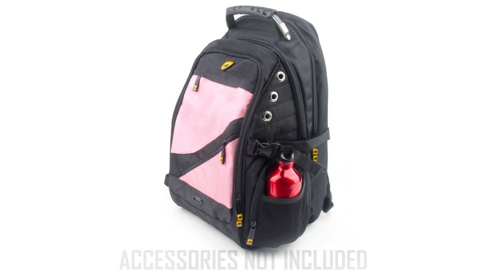 Guard Dog Security ProShield 2 Bulletproof Backpack 37 L, NIJ Level IIIA, Black/Pink, BP-GDP2-PK