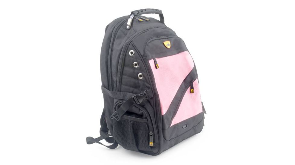 Guard Dog Security ProShield 2 Bulletproof Backpack 37 L, NIJ Level IIIA, Black/Pink, BP-GDP2-PK