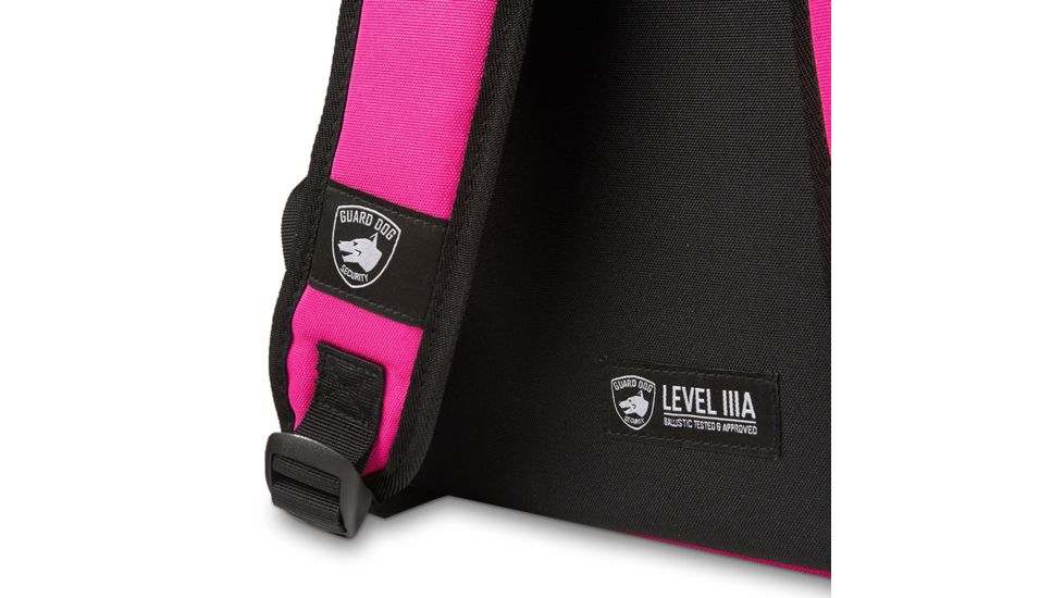 Guard Dog Security ProShield Scout Bulletproof Backpack, Pink, BP-GDPSC-PK