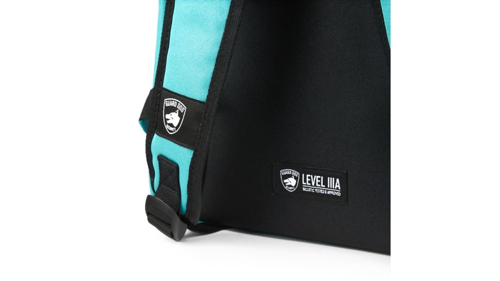 Guard Dog Security ProShield Scout Bulletproof Backpack, Teal, BP-GDPSC-TL