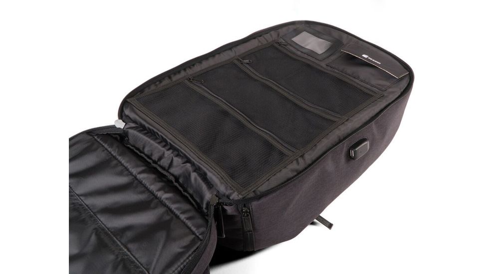Guard Dog Security ProShield Smart Bulletproof Backpack 27L, Level IIIA, Black, BP-GDPSM-BK