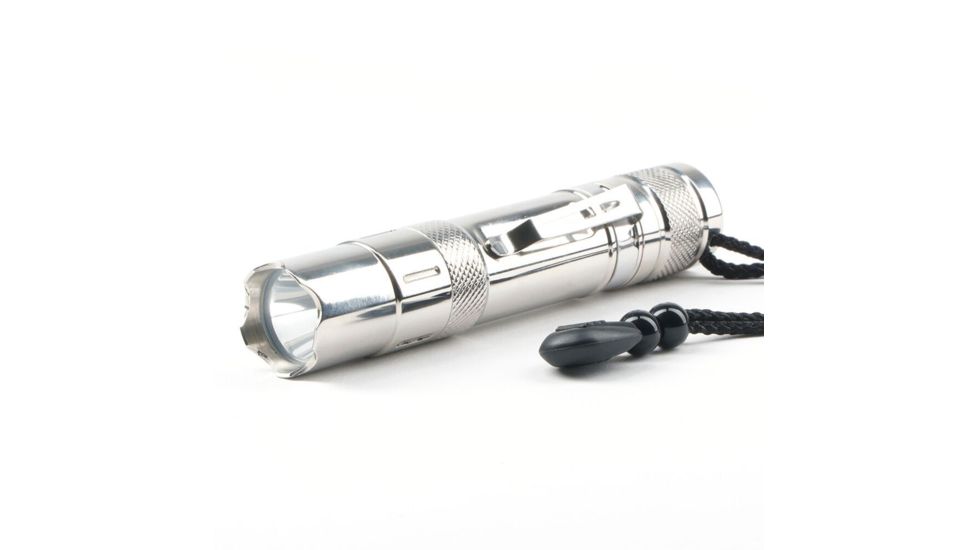 Guard Dog Security Spectra Flashlight, Chrome, TL-GDS300