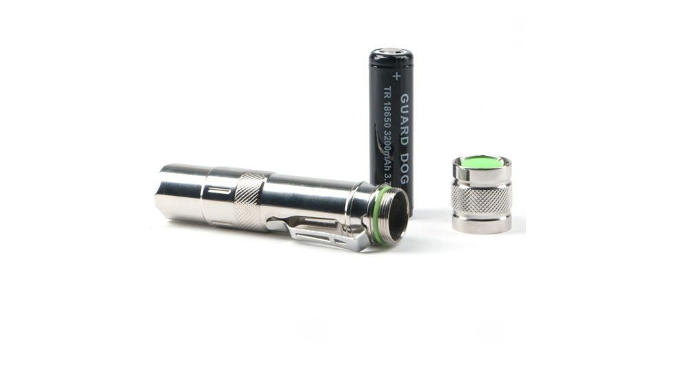 Guard Dog Security Spectra Flashlight, Chrome, TL-GDS300