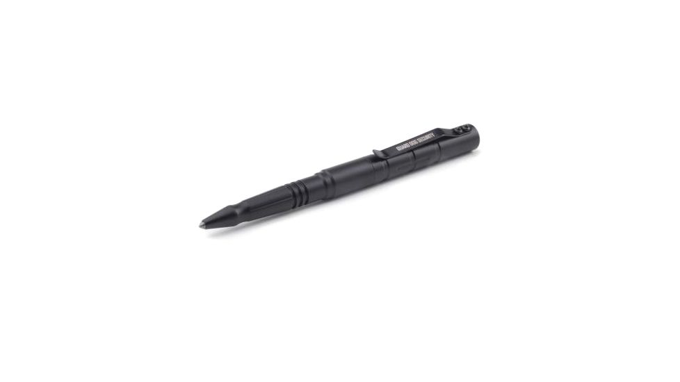 Guard Dog Security Tactical Pen - Type III Aluminum Tactical Pen w/ Tungsten Steel Pressure Tip, Black TP-GDE1000BK